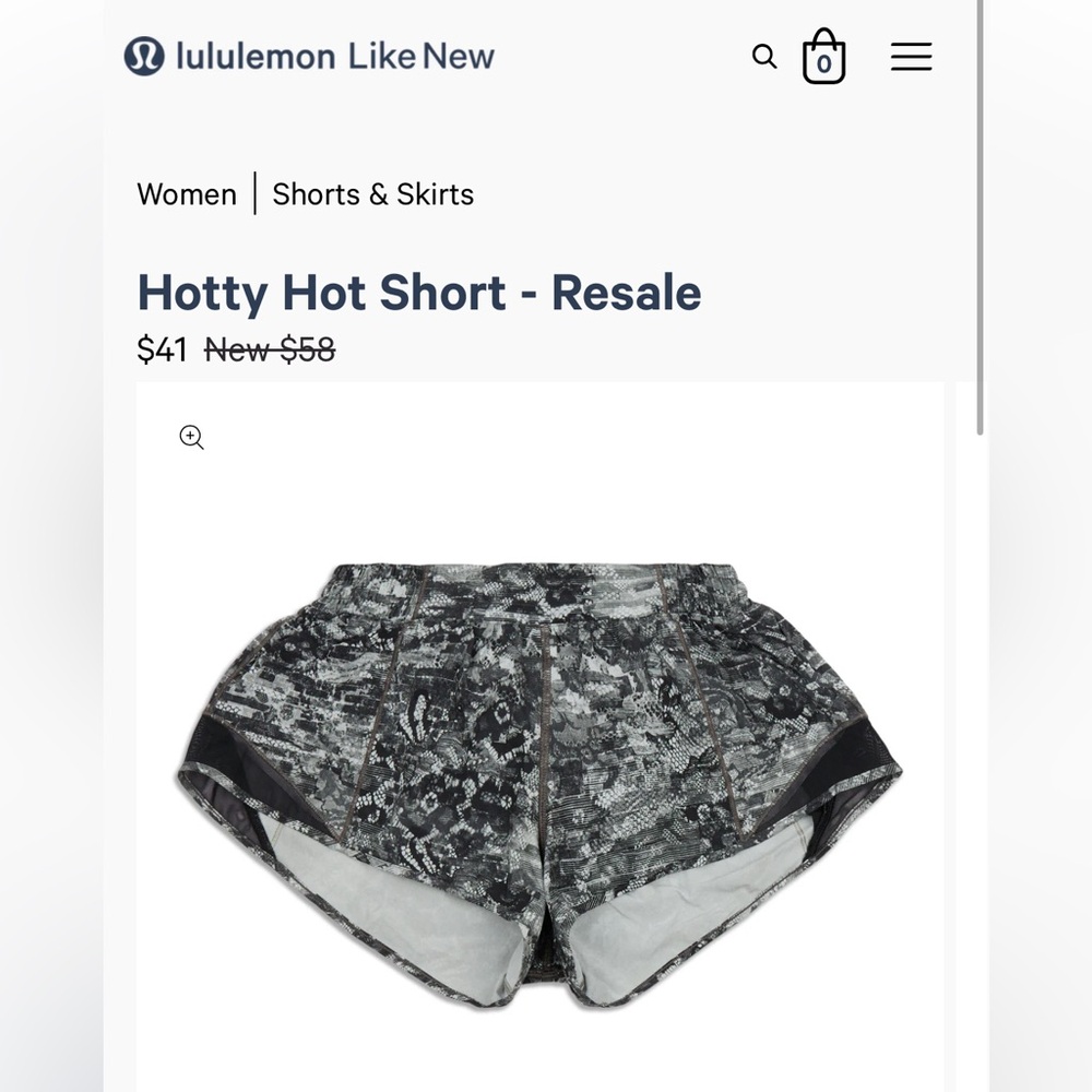 Lululemon hotty hot shorts